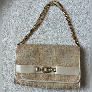 Dior beige monogram bag